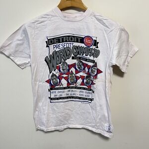 Vintage Detroit Pistons Bad Boys Shirt Rodman Basketball NBA 1980s Size Small